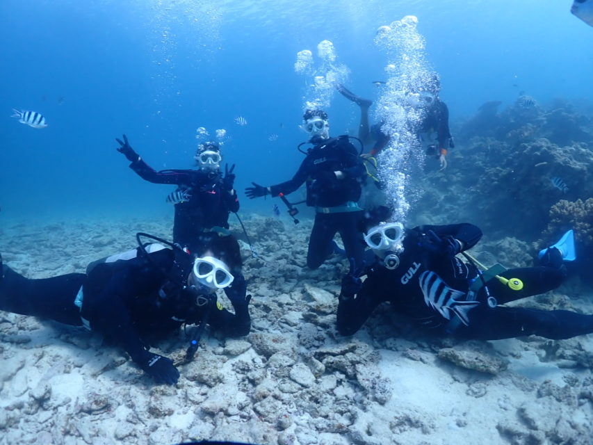 ７月６日瀬底島体験ダイビング