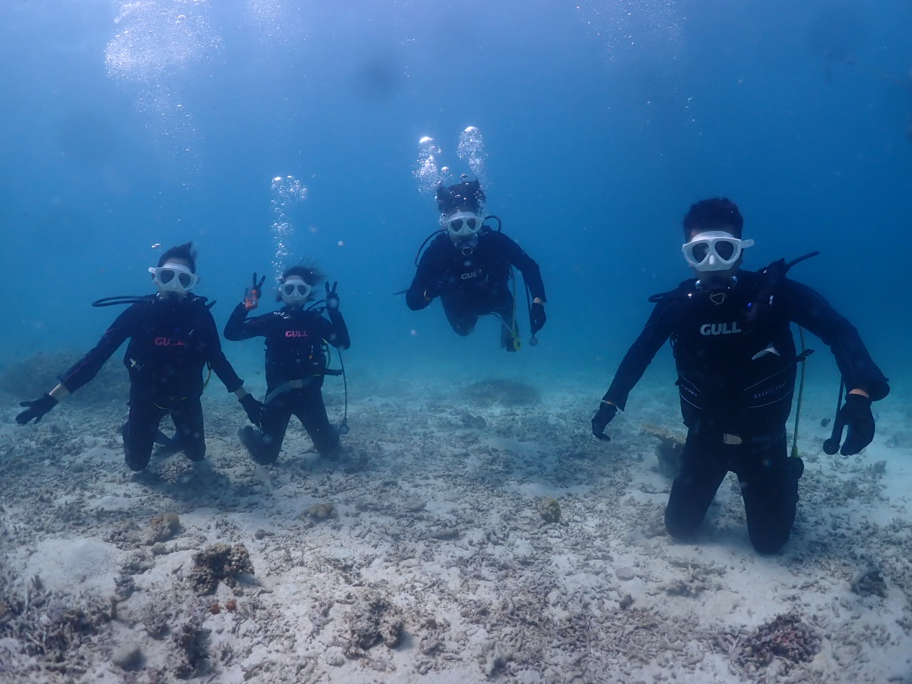 ８月１３日　瀬底島ファンダイビング