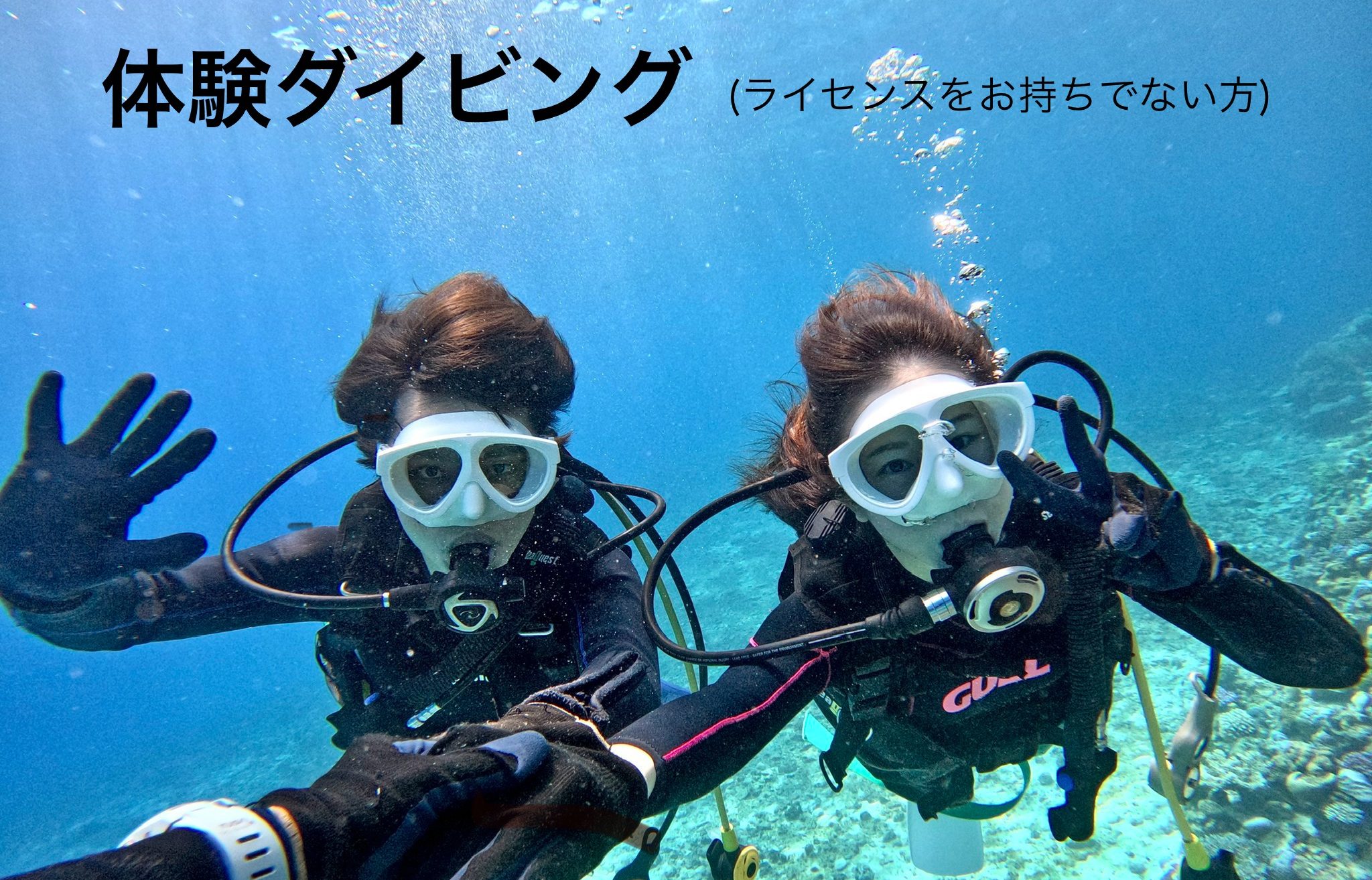 体験ダイビング(ライセンスをお持ちでない方)