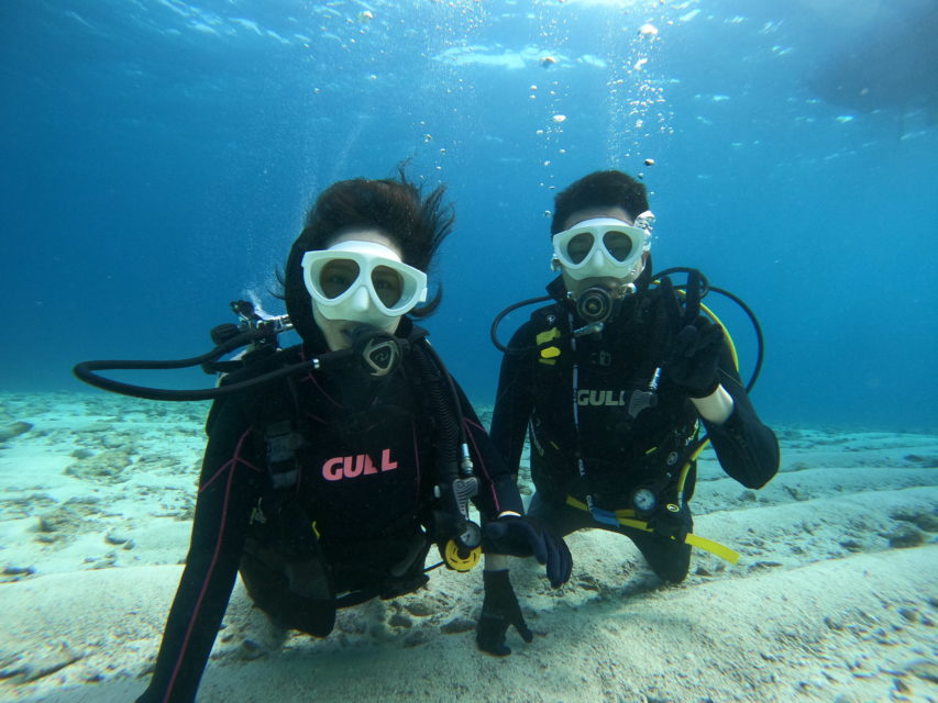 ３月９日　水納島・瀬底島ボート体験ダイビング