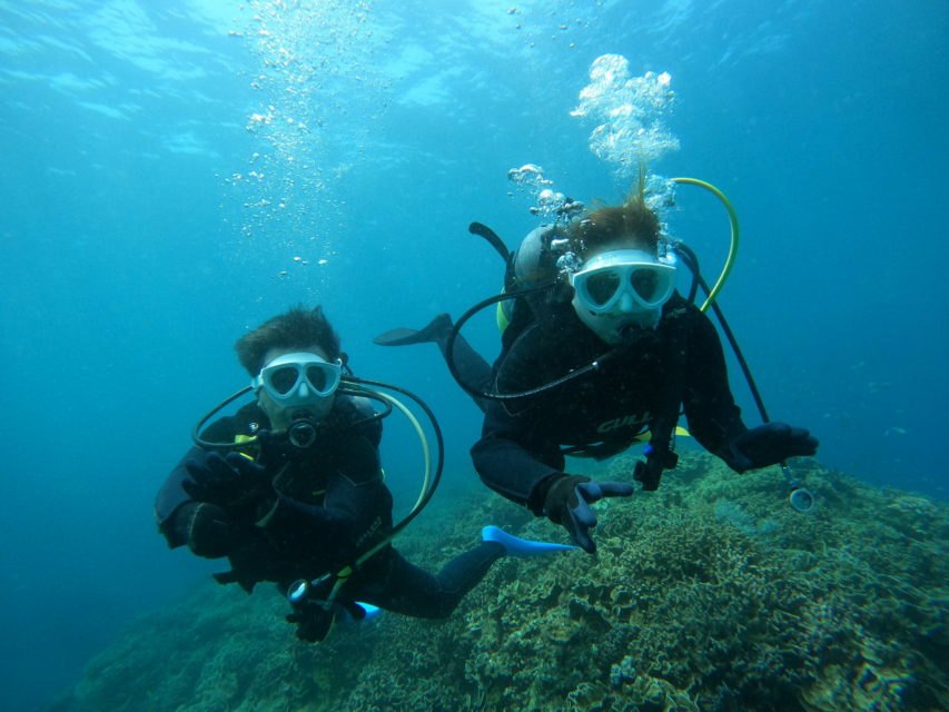 ４月１３日　　瀬底島　　ボート体験ダイビング